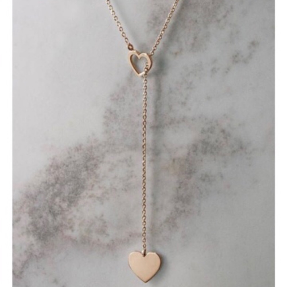 Last 1!✨ Heart shaped lariat necklace - Picture 5 of 8